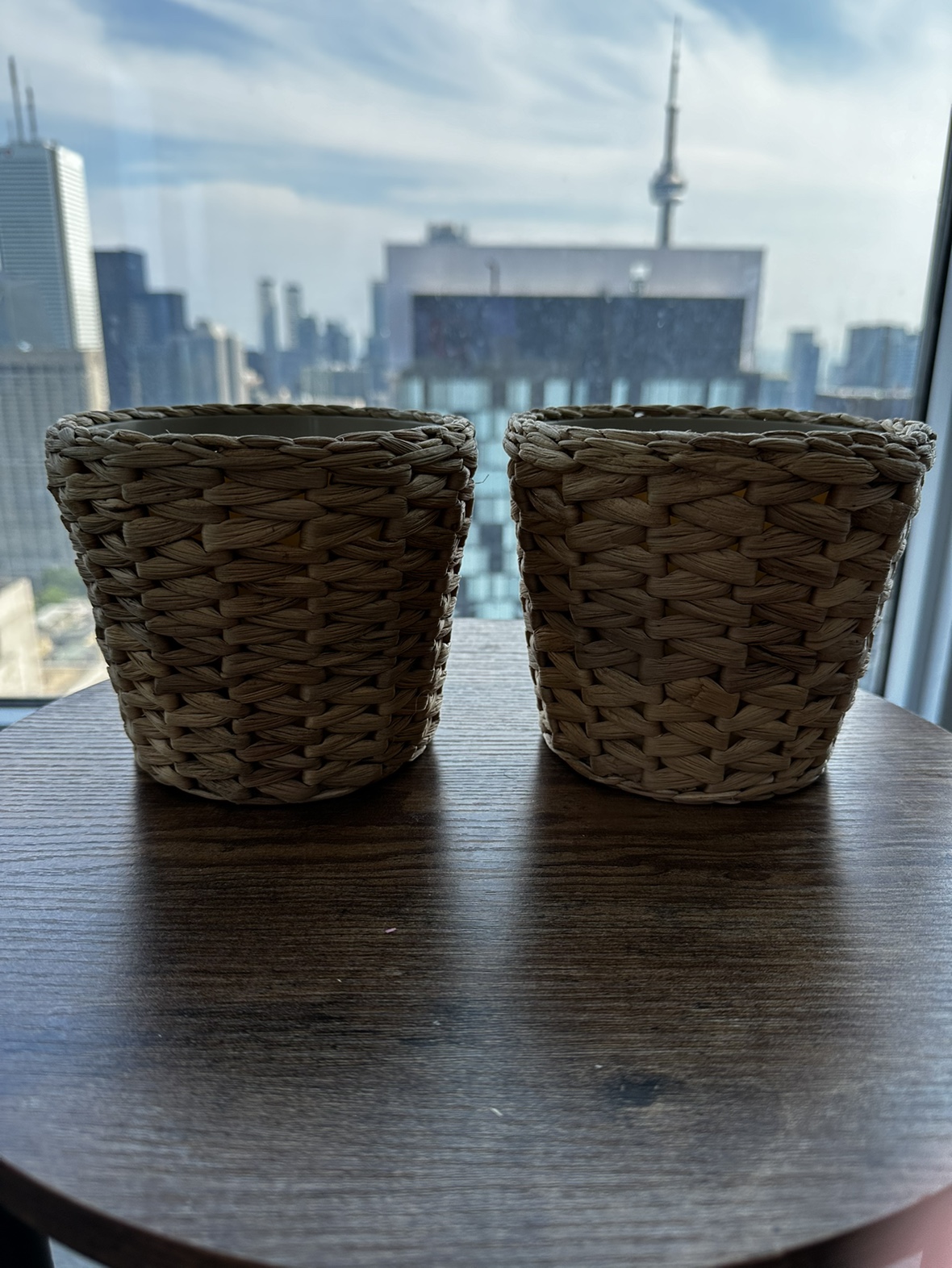 2 plant pots