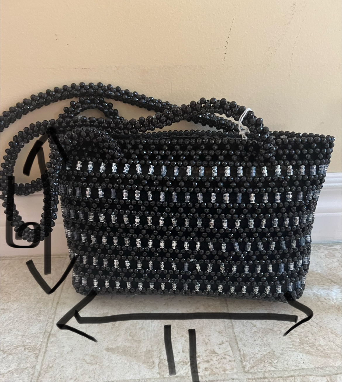 Beaded bag image indicator(5)