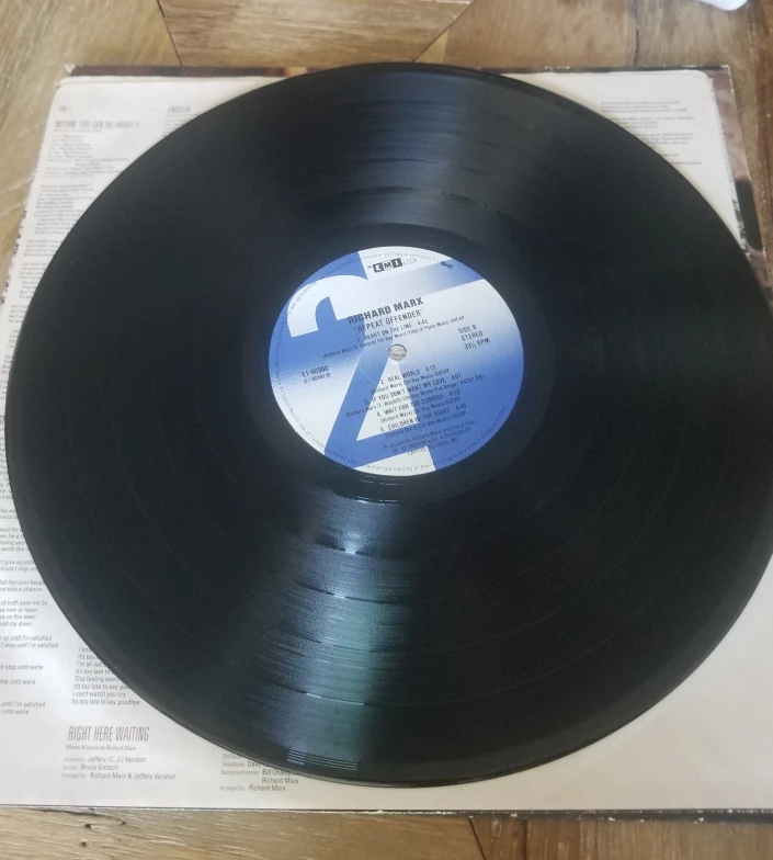 Richard Marx - Repeat Offender 90s Record Album - Vintage 12" image indicator(8)
