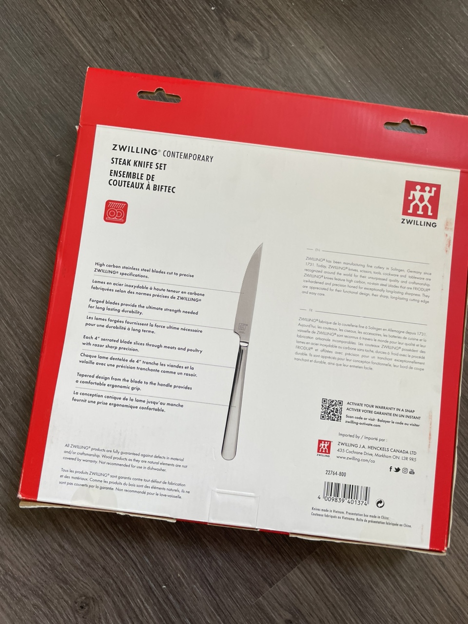Brand new Zwilling steak knife set image indicator(3)