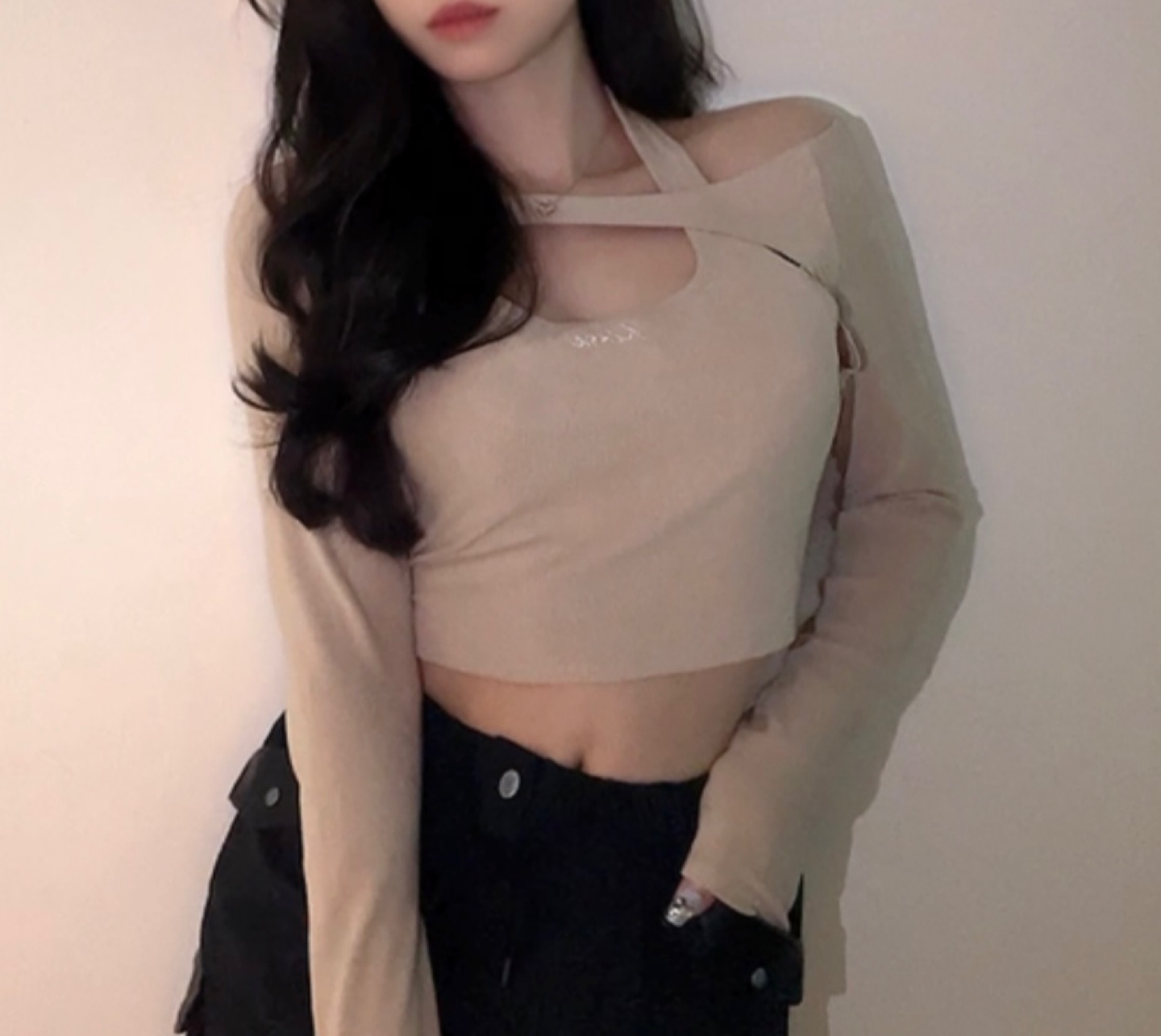 khaki two piece top image indicator(2)