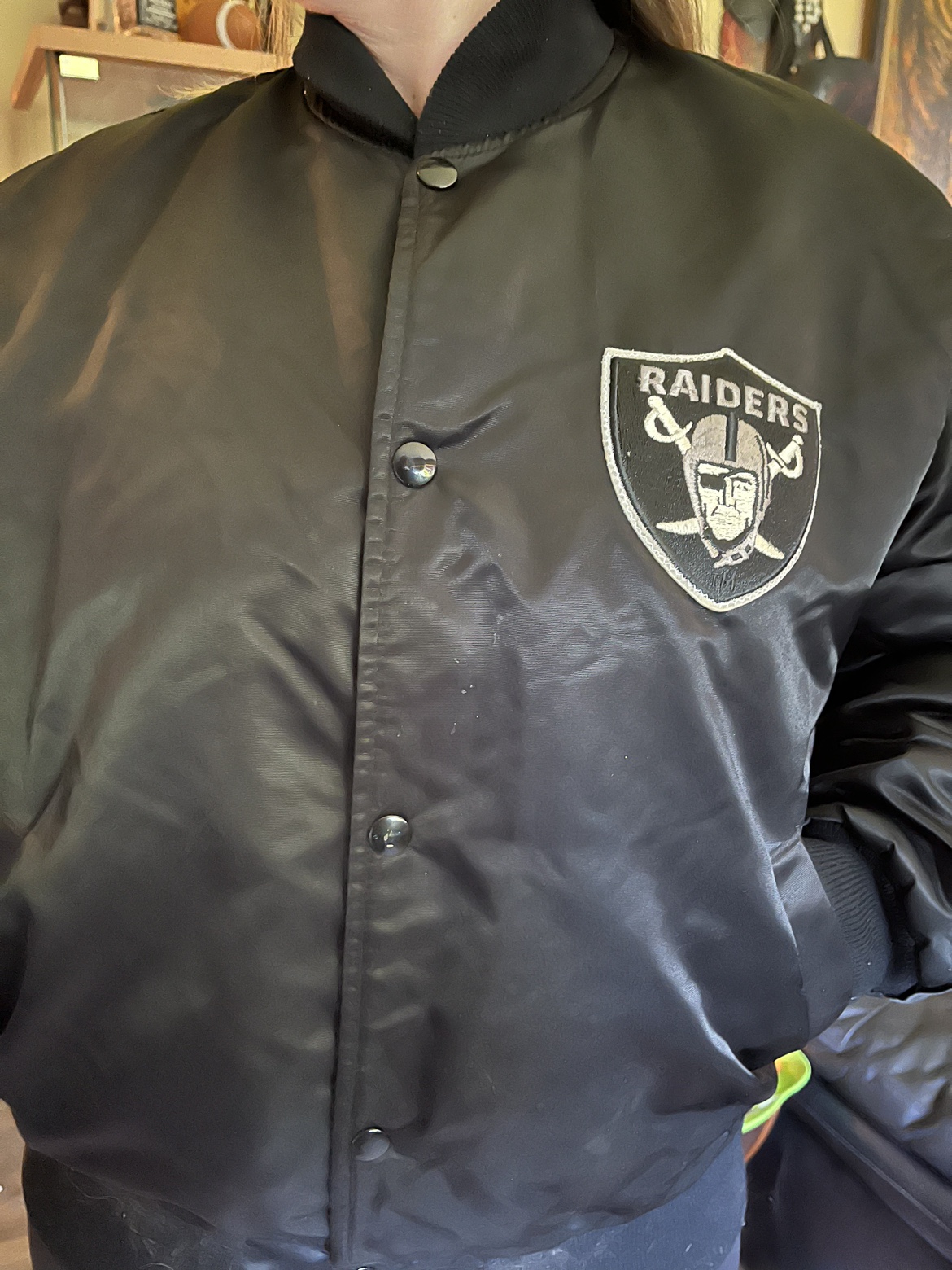 Vintage original Raiders starter Jacket Great condition - photo 3