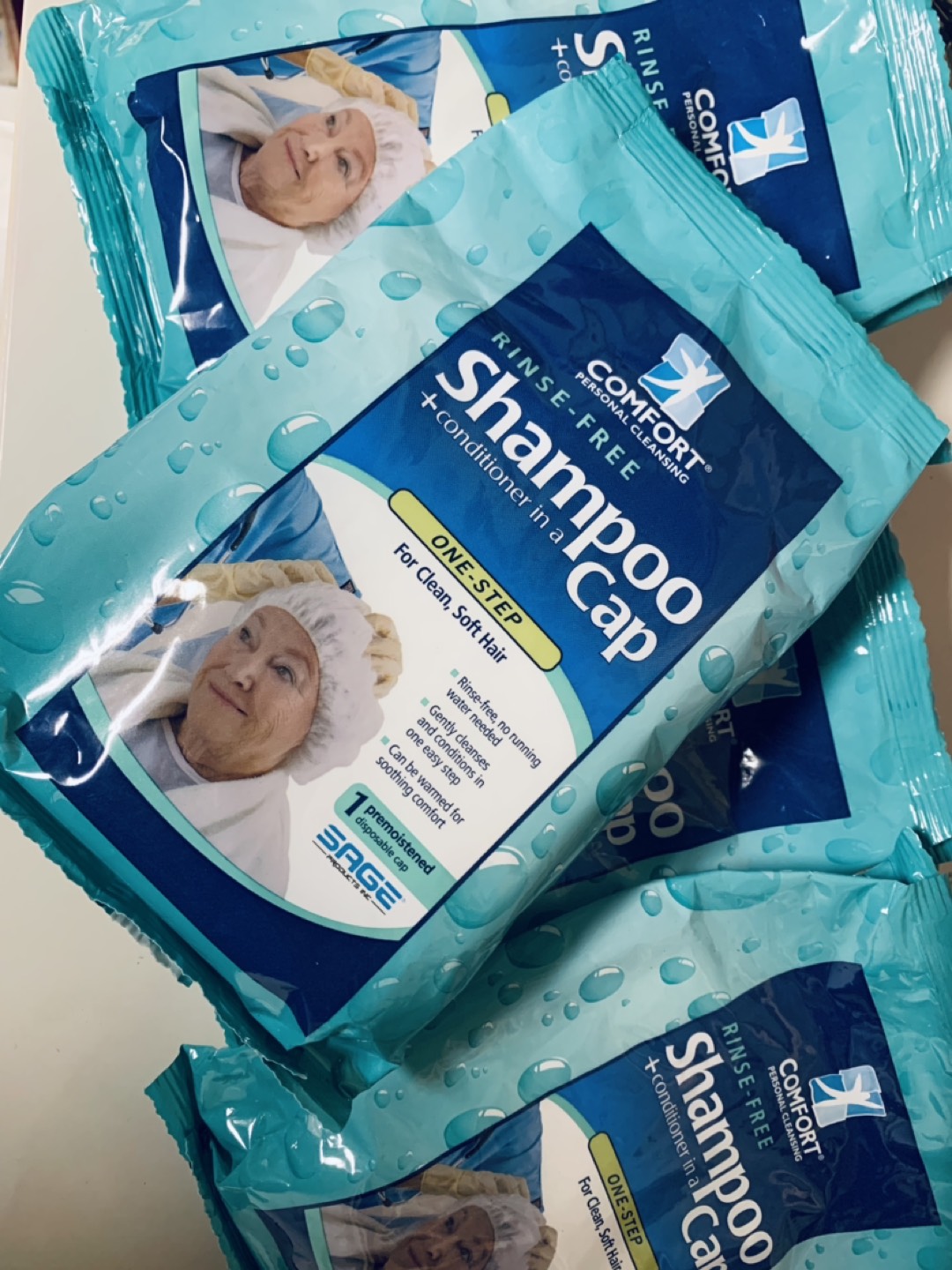 Sage Rinse-Free Shampoo/Conditioner Caps 🧡 thumbnail