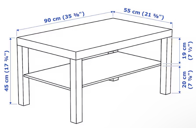 IKEA - lack coffee table- large - photo 2