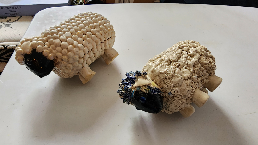 Porcelain sheeps / mutton - photo 2