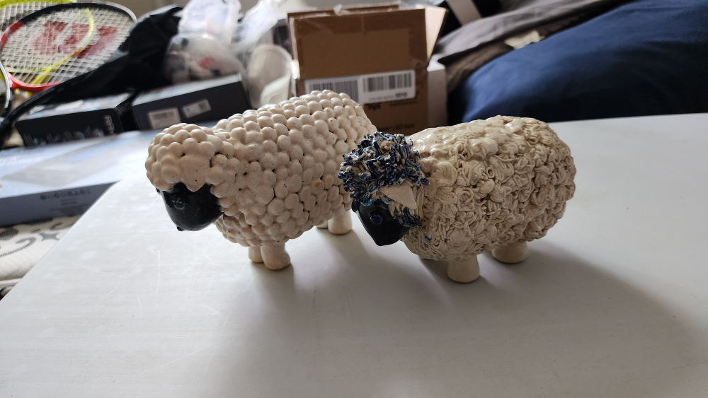 Porcelain sheeps / mutton - photo 3