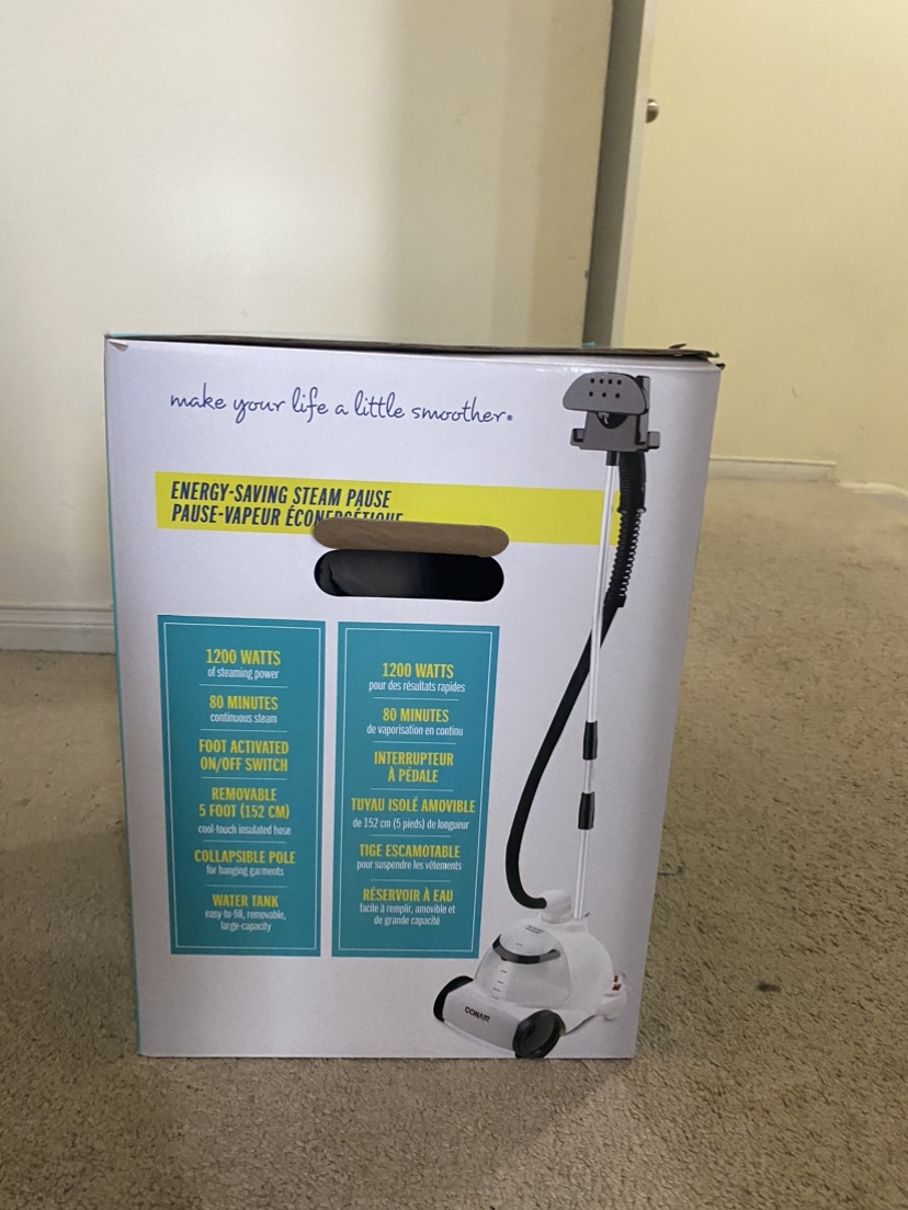 Conair Upright Fabric Garment Steamer. under warranty - photo 3