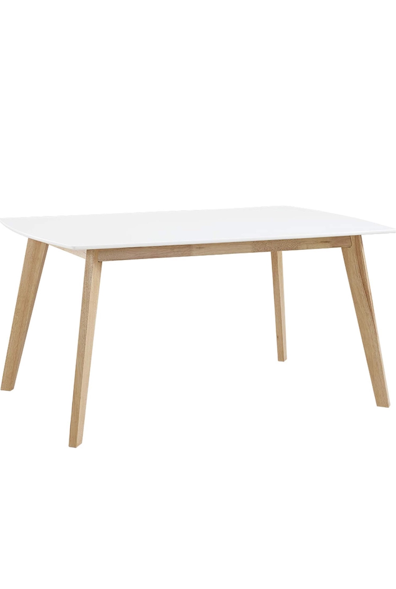 Walker Edison Mid Century Modern Wood Table Dining Room Kitchen - photo 2