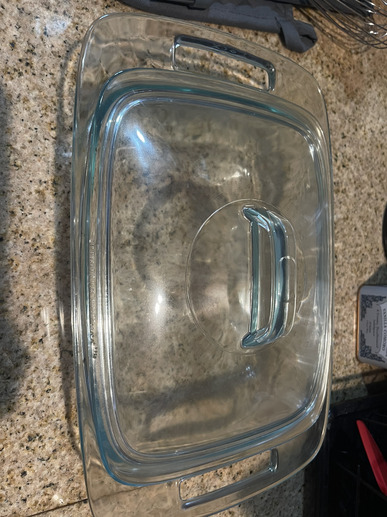Kitchen appliances, bake dish pyrex glass - photo 3