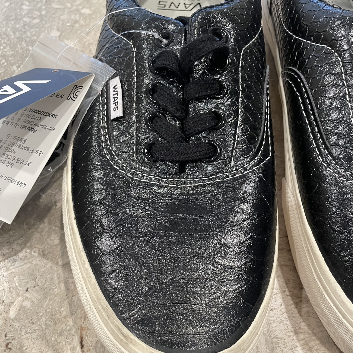 🧡 Vans Unique Black Sneakers Mens size 9 - photo 3