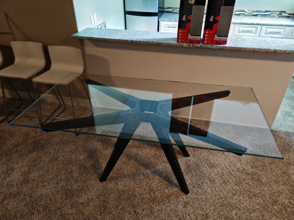 Last Day! Glass top dinning table - photo 2
