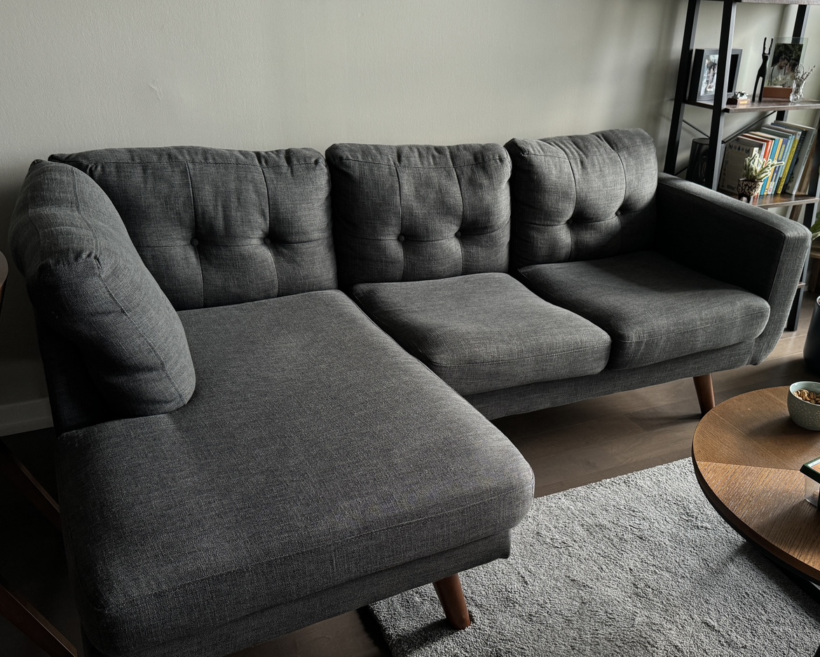 Left-Facing Sectional Sofa