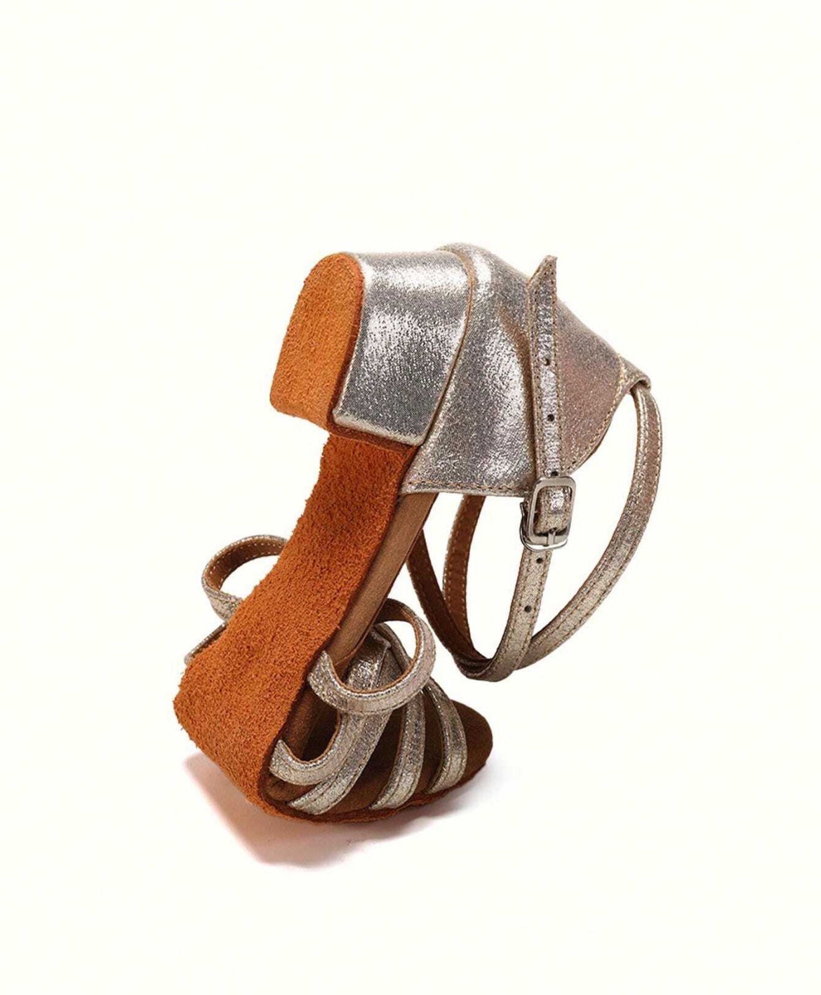 Women Black Latin Dance Shoes （Low-Heeled 3.5cm) image indicator(2)