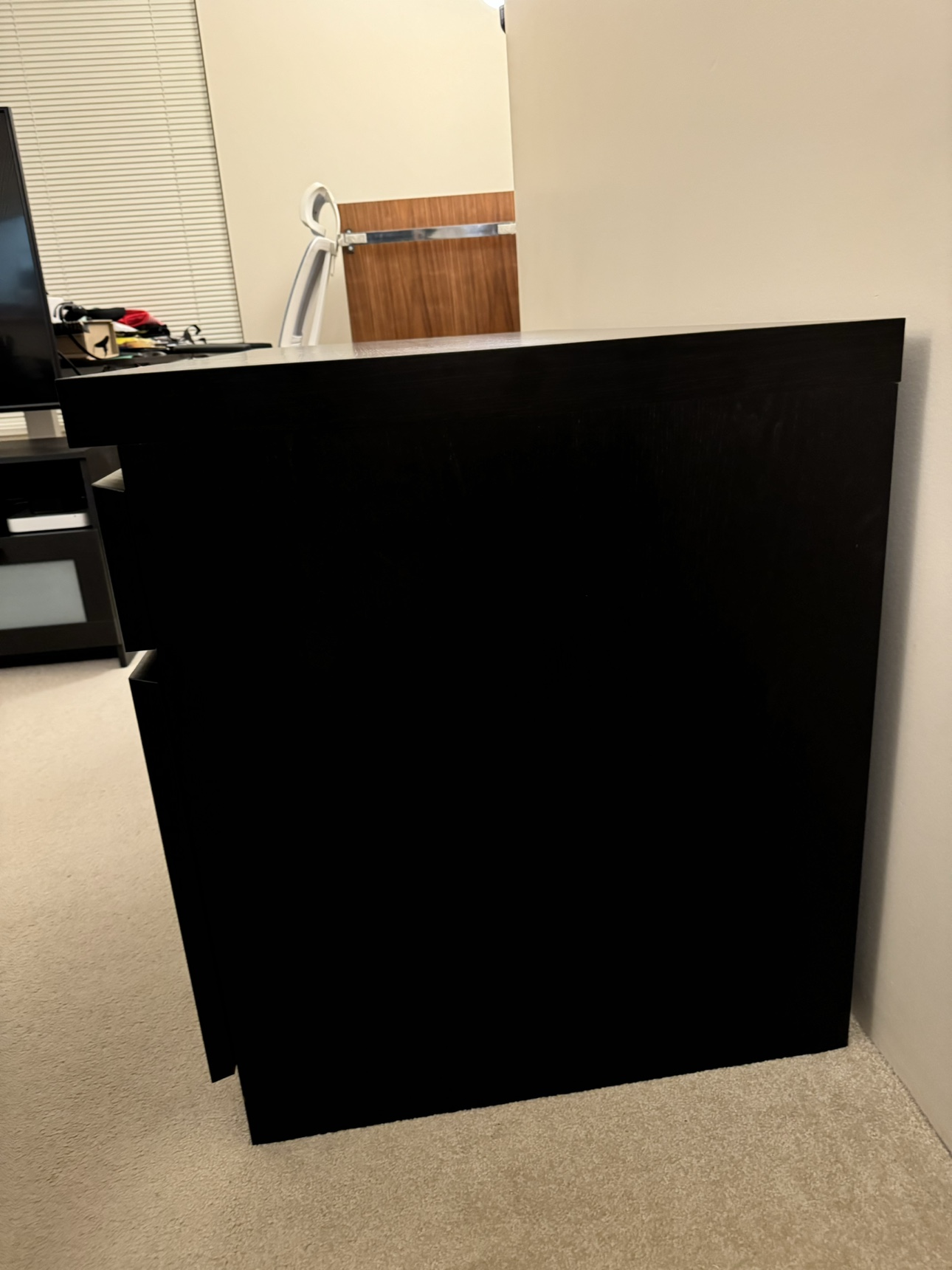 MALM Desk, black-brown, 140x65 cm (55 1/8x25 5/8 ") - photo 3