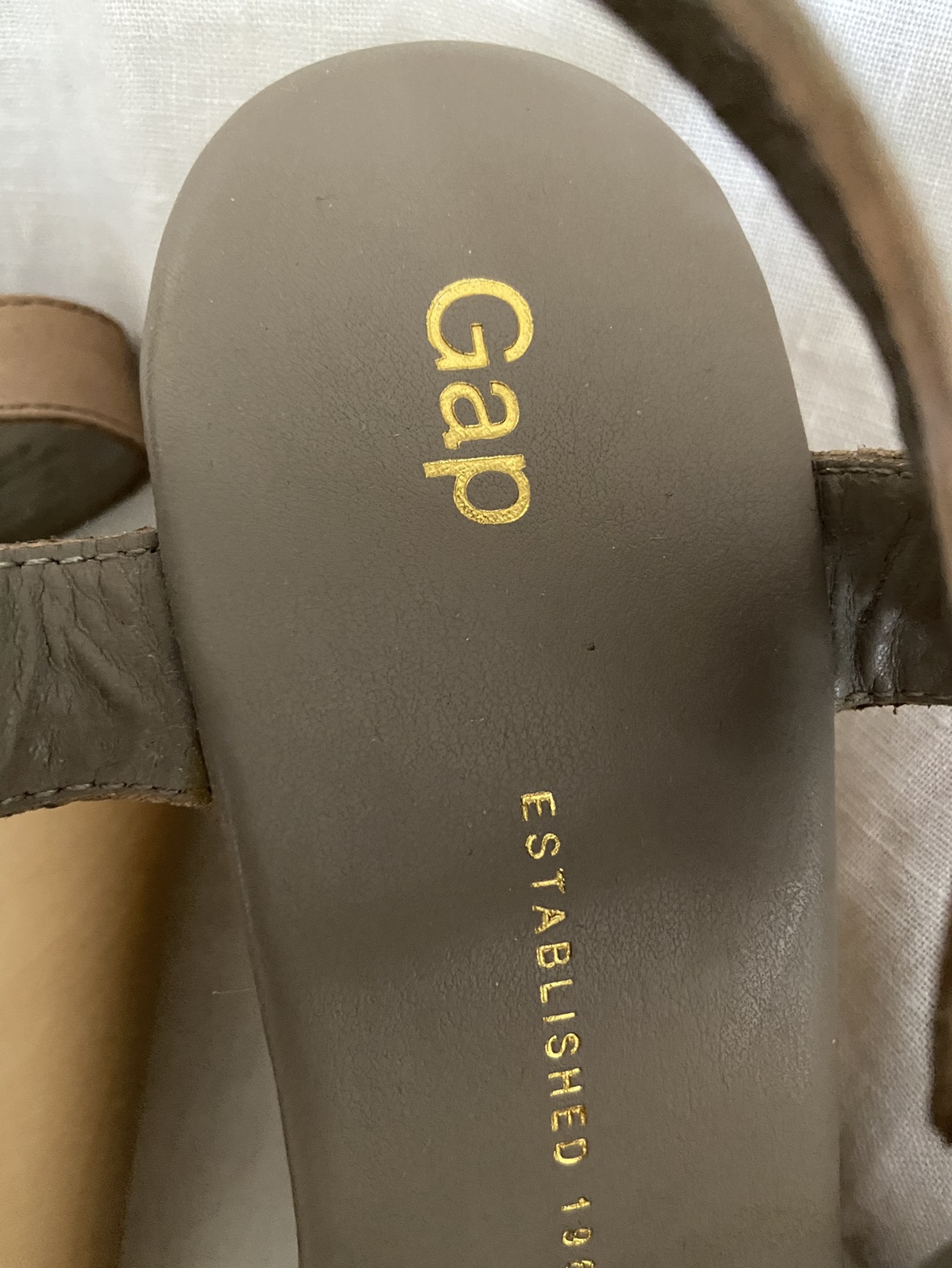 Gap Braided Sandals Leather and Wood size 7 new - photo 4