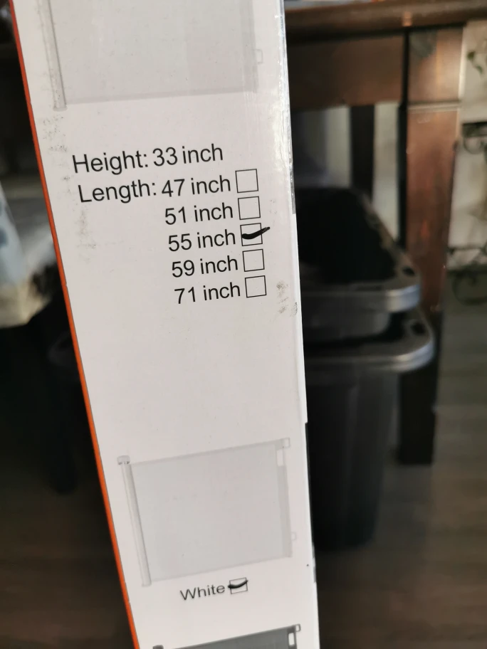 retractable safety child baby gate / dog gate image indicator(3)