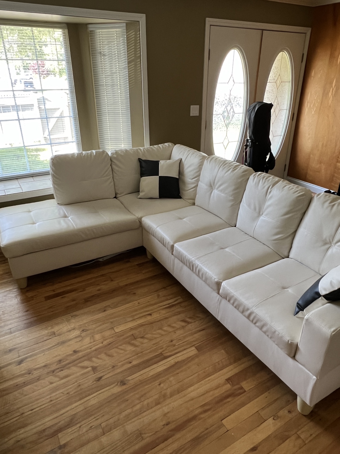 Move out sale! Faux Leather Sectionals