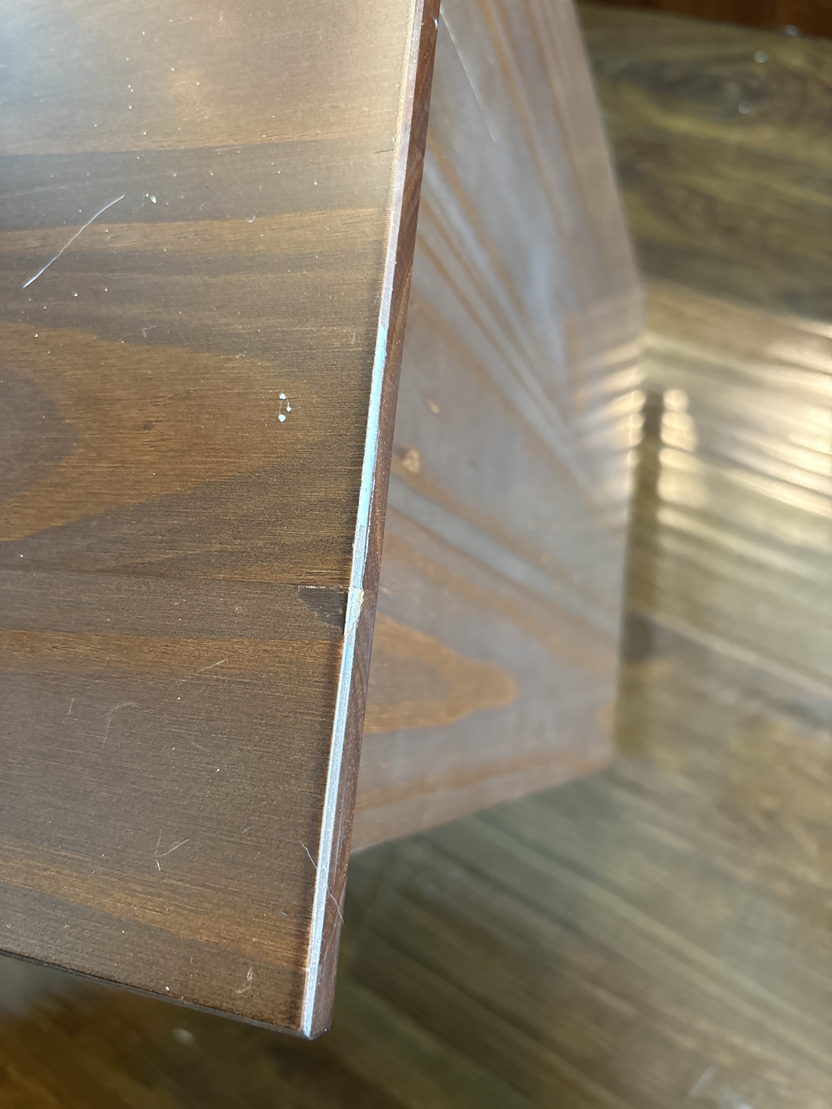 Brown wood bedside table - PICK UP ONLY - photo 3