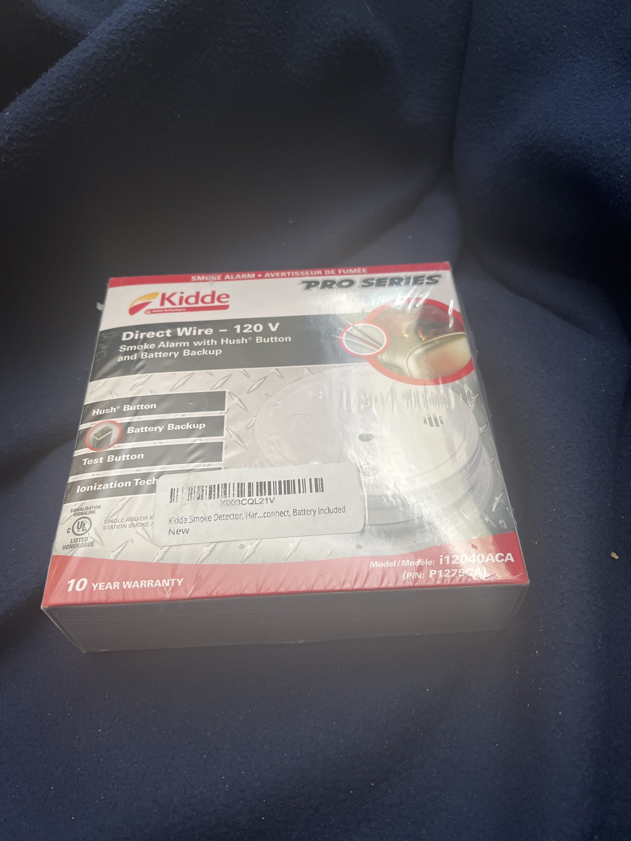 Kiddle direct wire smoke alarm
