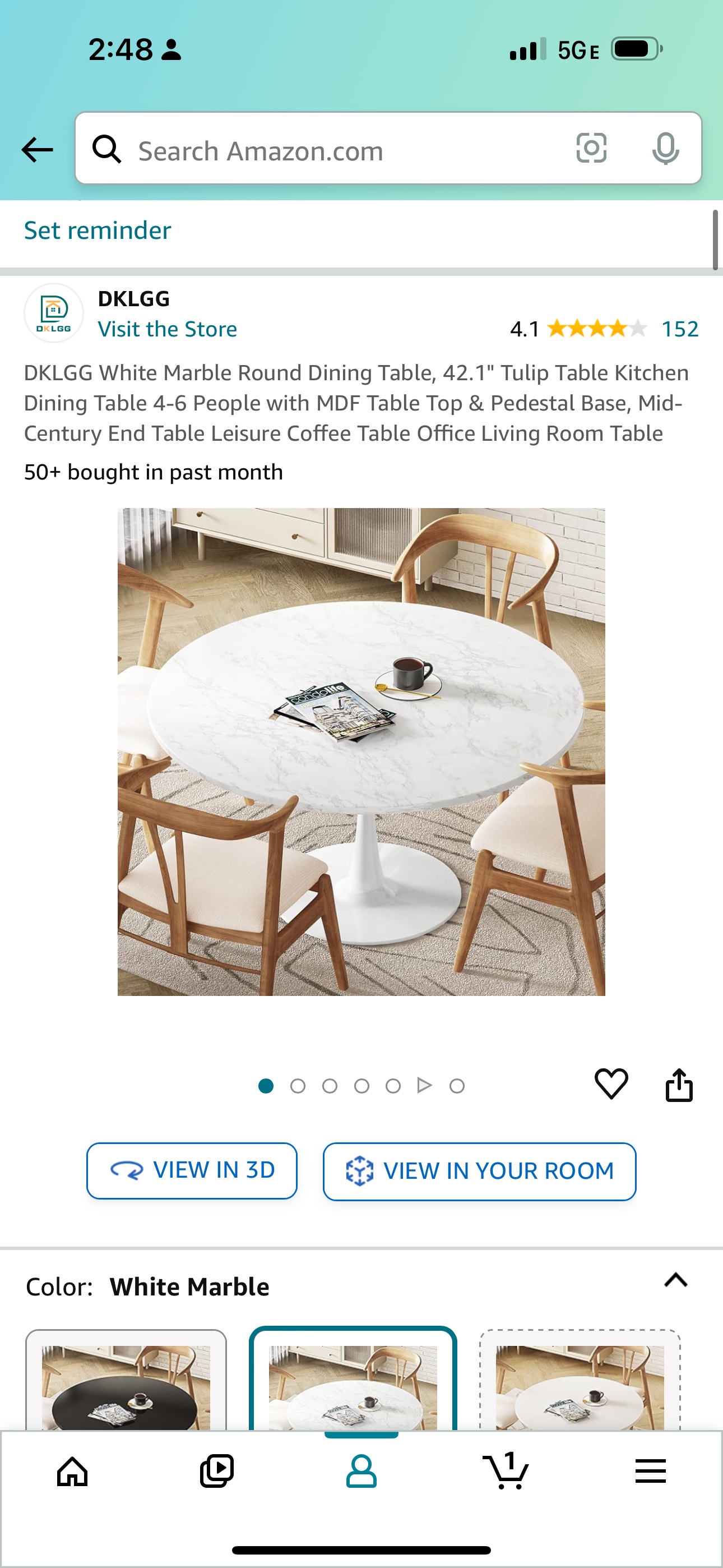 Round dining table - photo 2