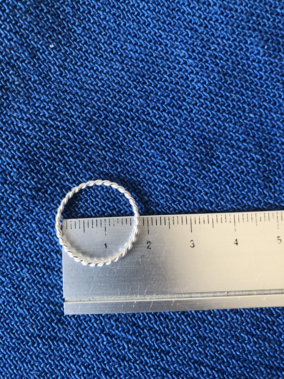 Sterling silver twist ring - photo 2