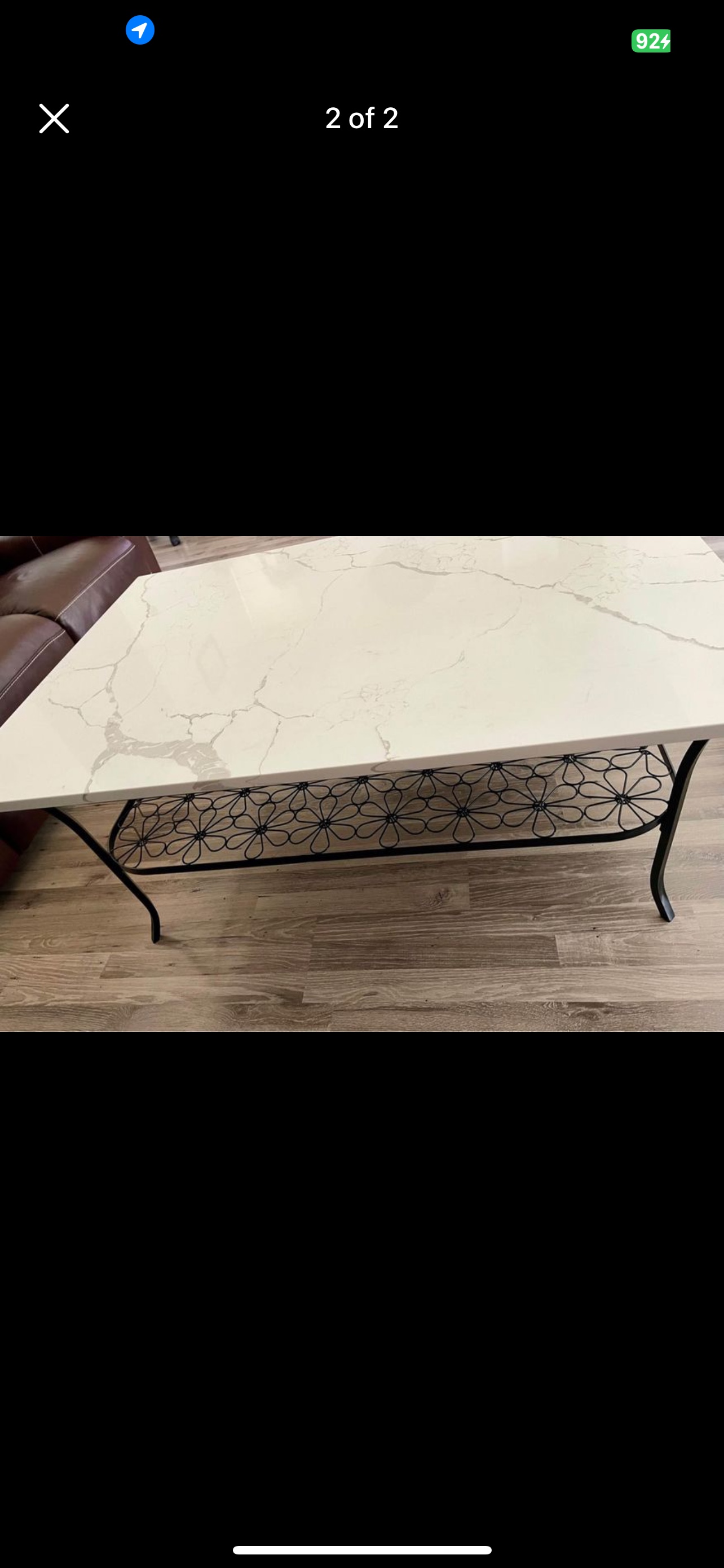 Coffee table marble top - photo 2