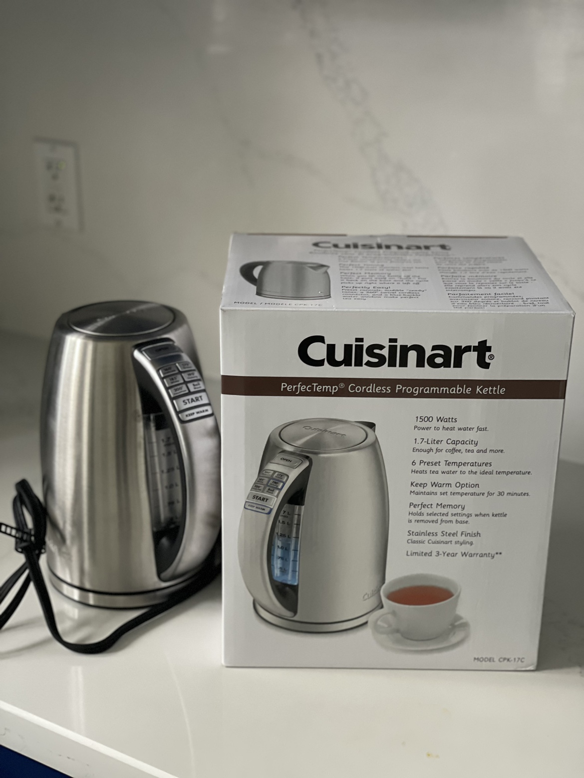 Cuisinart Programmable Stainless Steel Kettle