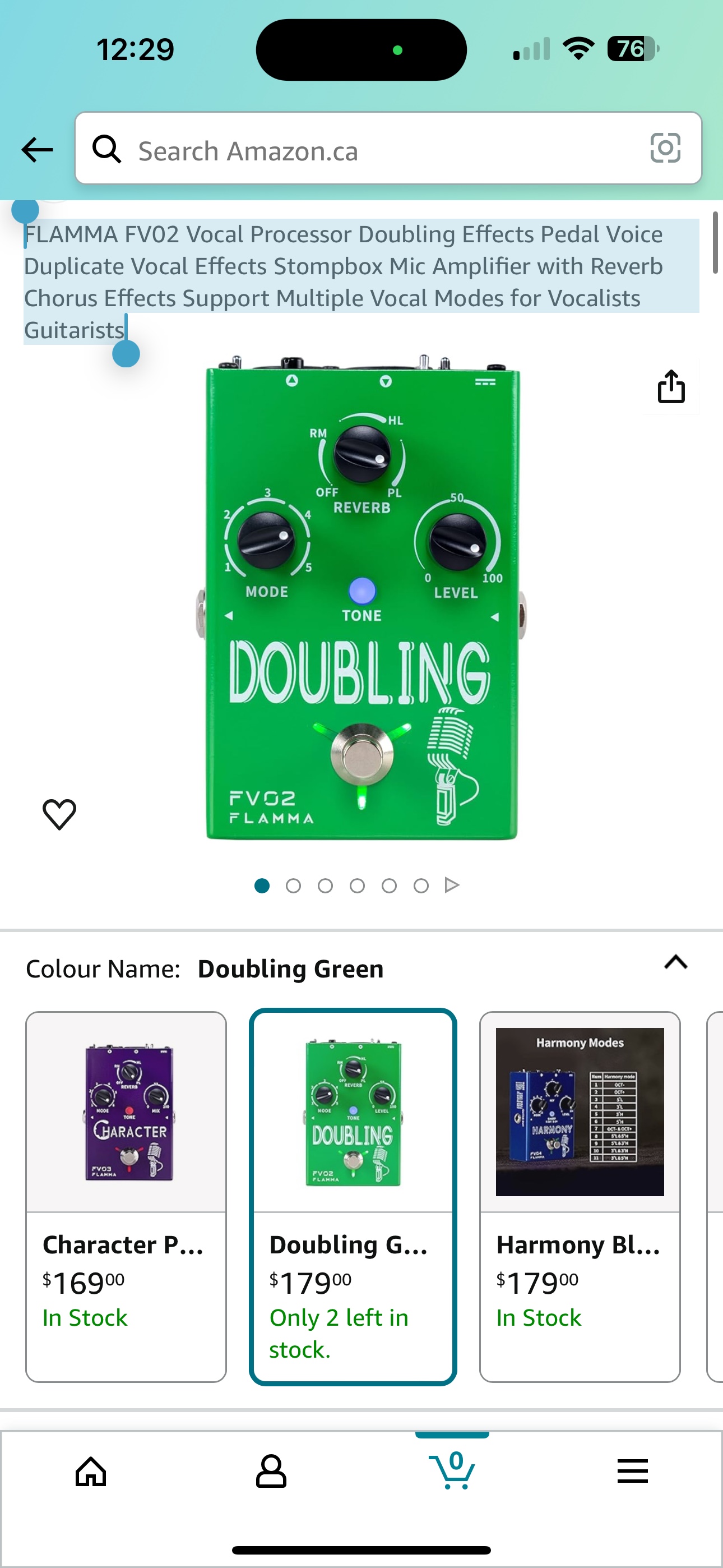 FLAMMA FV02 Vocal Processor Doubling Effects - photo 3