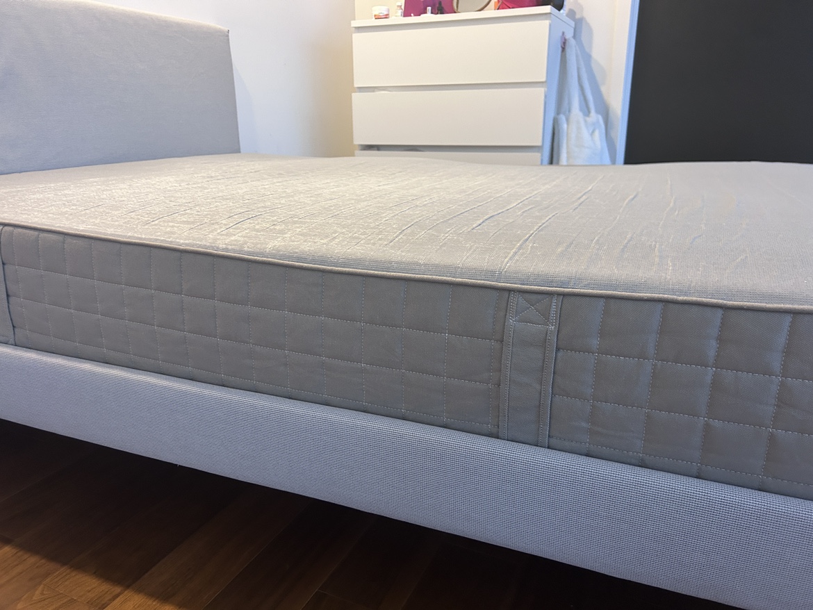 IKEA bed frame and mattress - photo 3