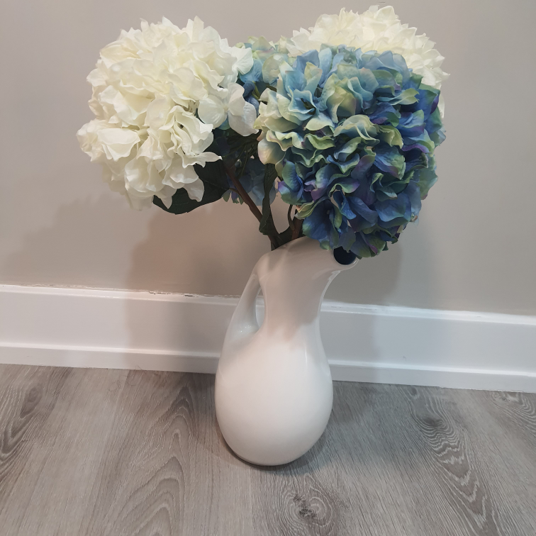 pocerin  flower  vase and  artificial flowers