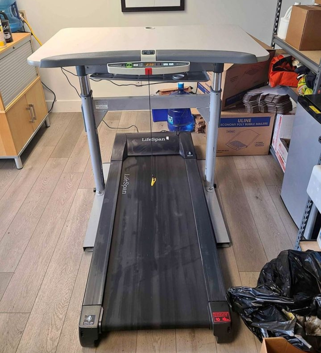 Price negotiable: Electric Standing Desk/Treadmill thumbnail