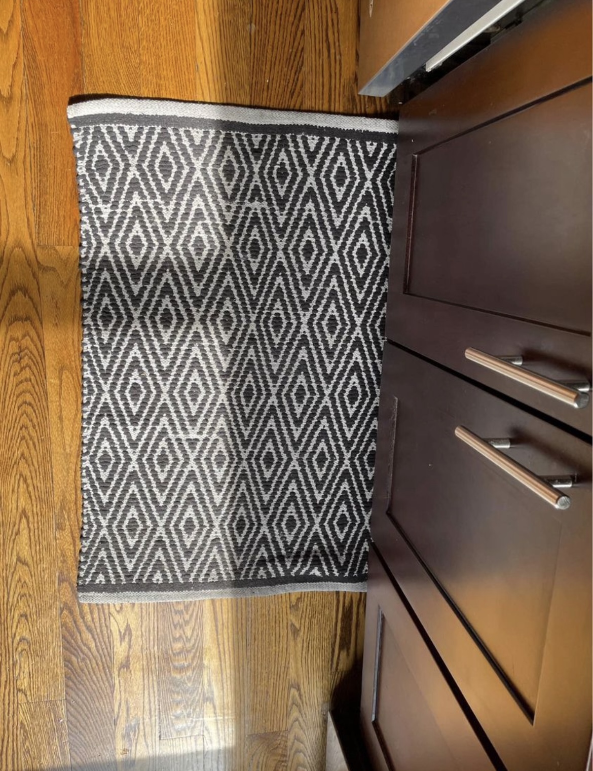 Matching Black and White Rug Set - photo 2