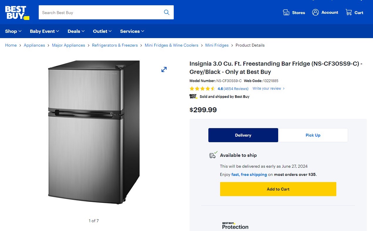 INSIGNIA 3.0 Fridge thumbnail