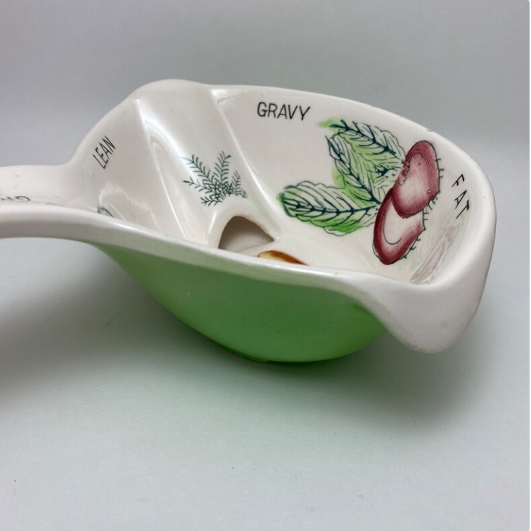 Vintage Gravy Separator - Ceramic Japan image indicator(5)