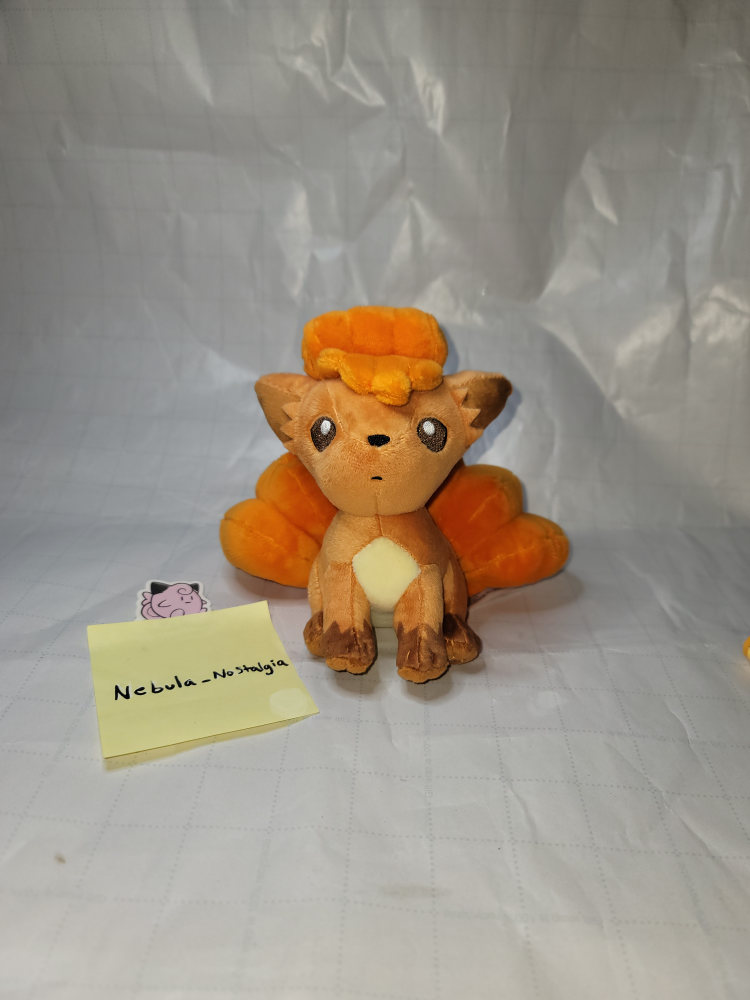 Pokemon Center Vulpix Fit Plush Sitting Cuties