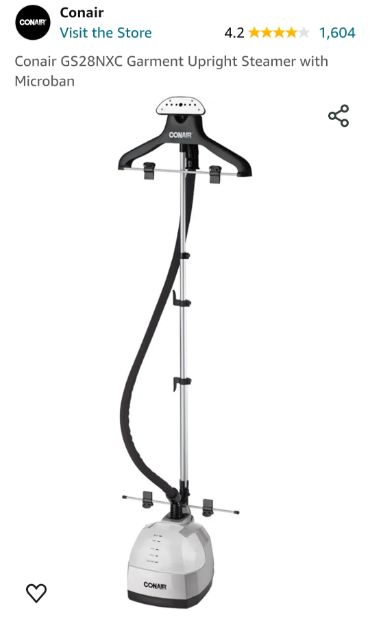 Conair GS28NXC Garment Upright Steamer thumbnail