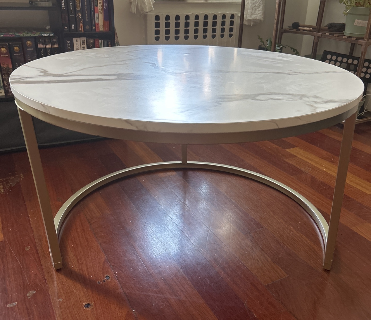 Coffee table w/ imitation marble - photo 2