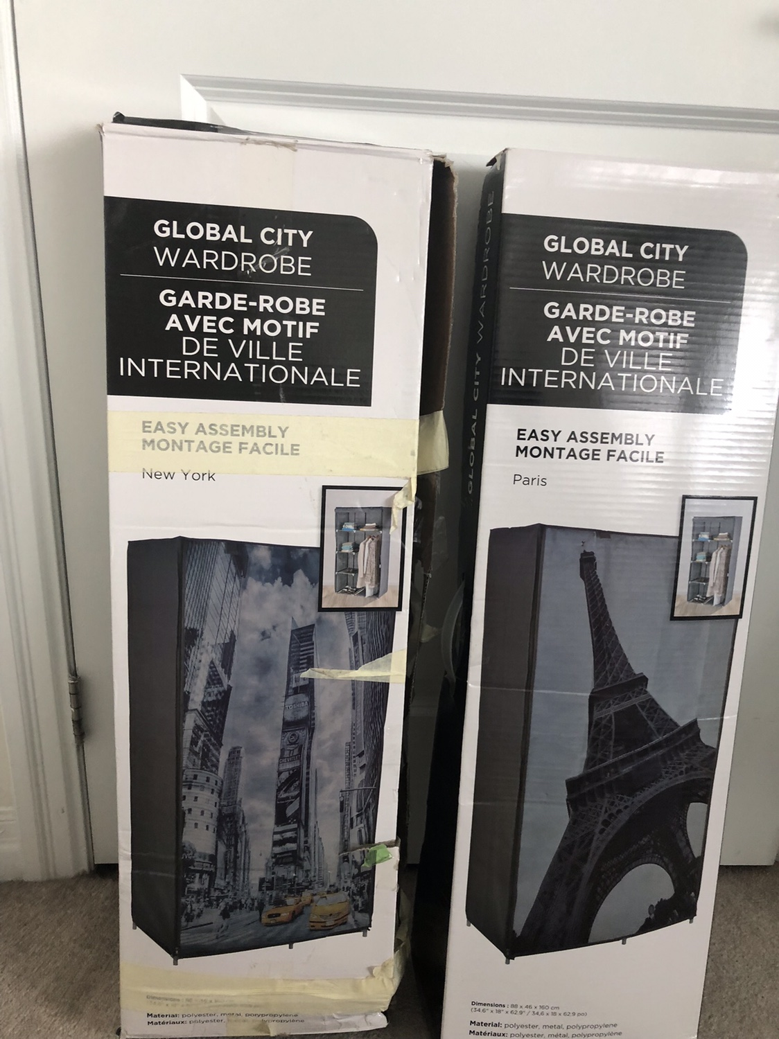 Portable Wardrobe organizer (Paris theme) image indicator(3)