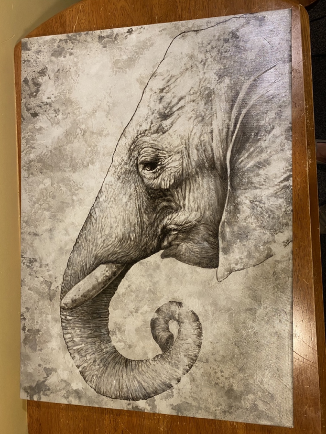 Gorgeous Elephant Canvas - Large thumbnail