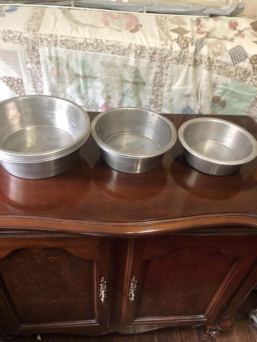 9 Mixing bowls Made of Aluminum - photo 2