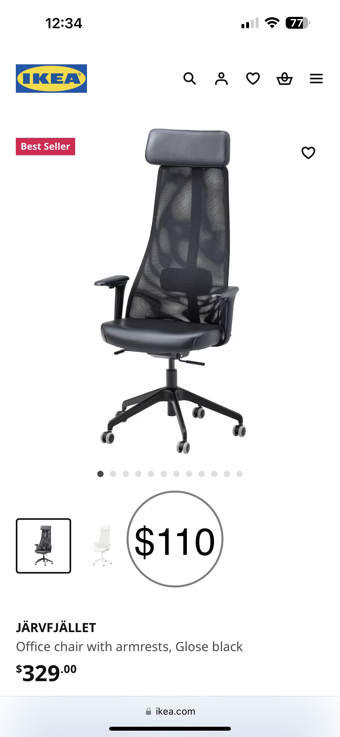 Office chair (moving sale) - photo 3