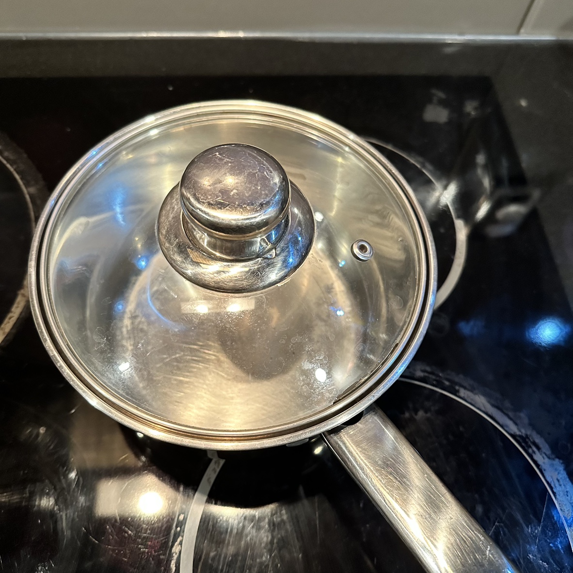 Stainless steel pot+2 glass containers image indicator(6)