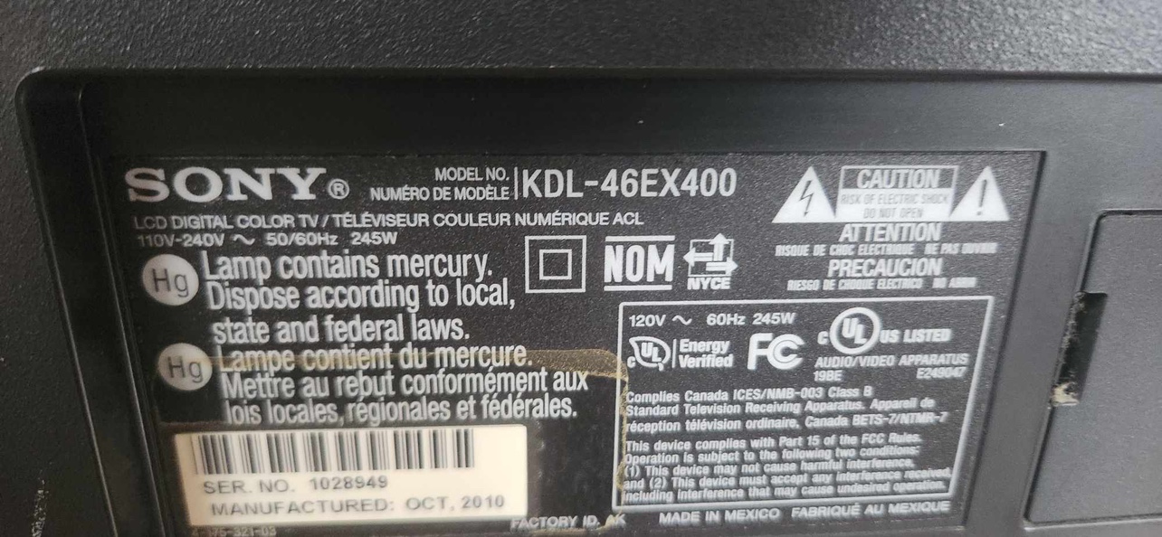 Sony HD TV - photo 3