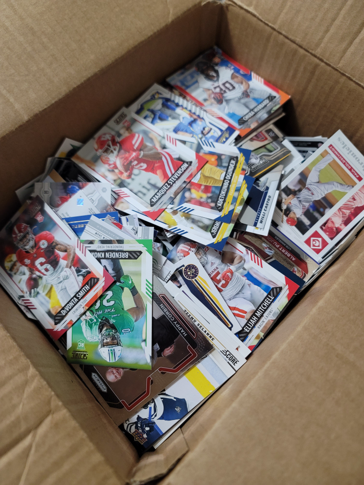 Box of mix sports cards