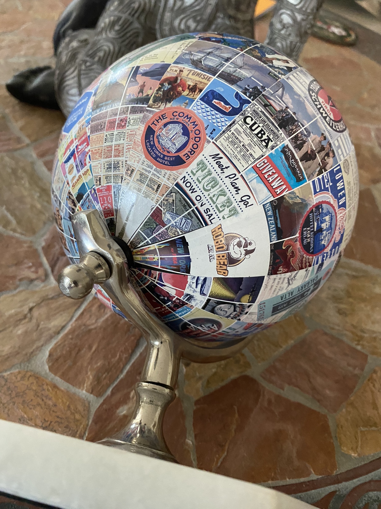 Decor stamps globe image indicator(6)