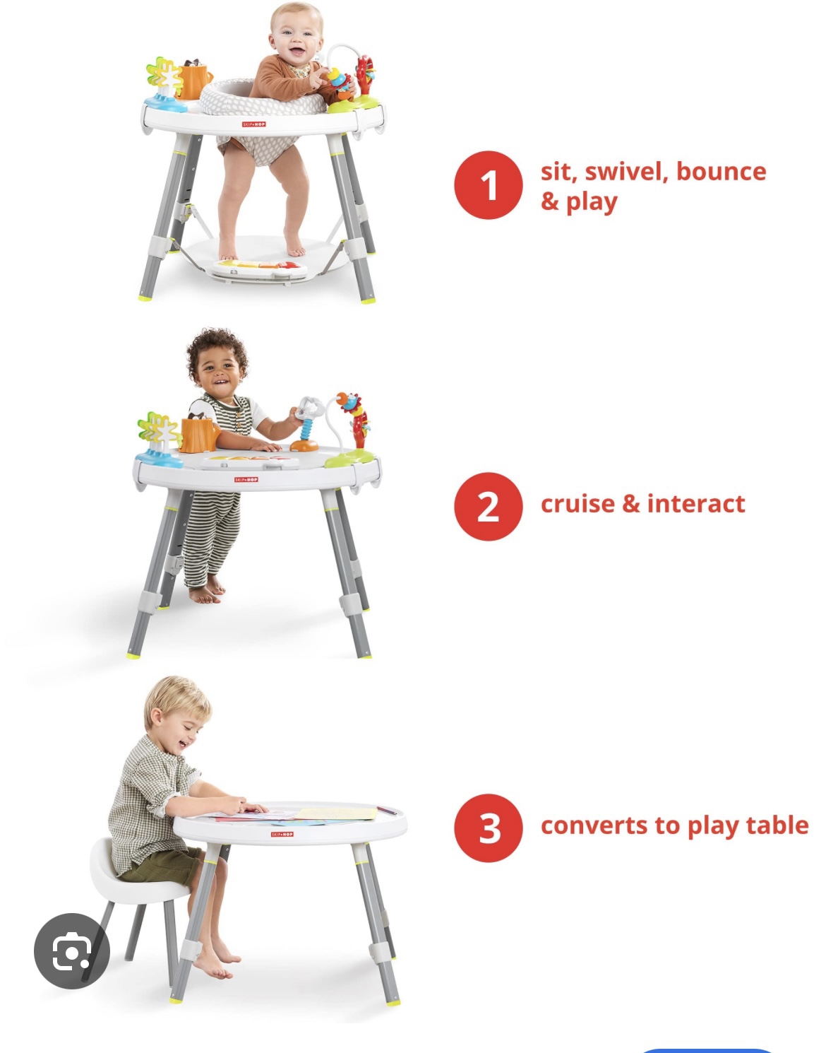 Skip Hop Baby Activity Center and table - photo 2