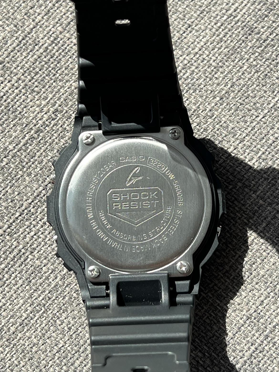 Casio G-Shock DW5600BB-1 Watch image indicator(3)