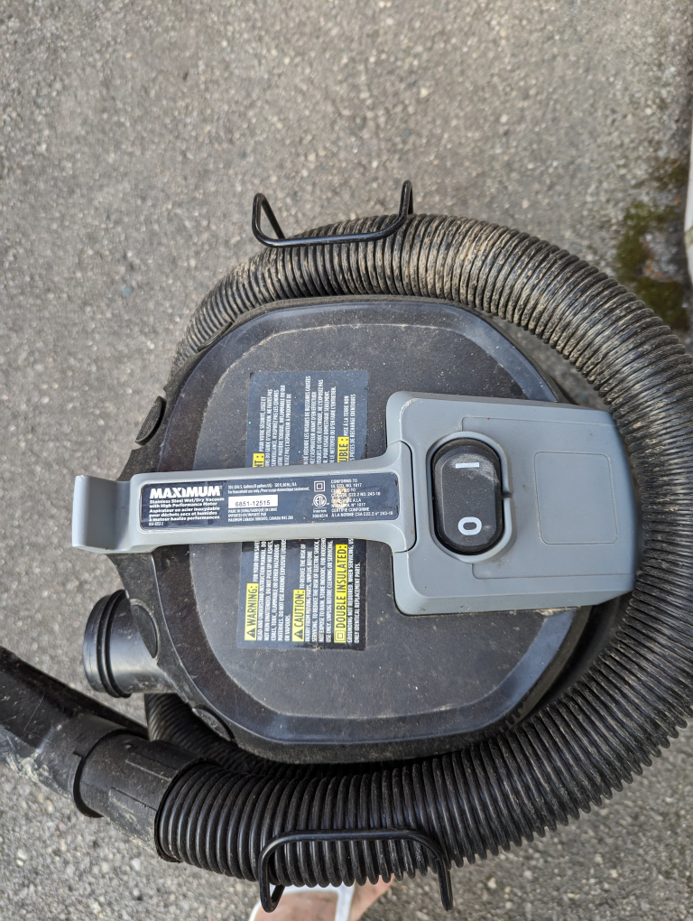 maximum wet / dry shop vac - photo 3