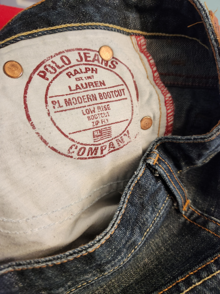 Polo Ralph Lauren Jeans Size 2, low rise boot cut image indicator(5)