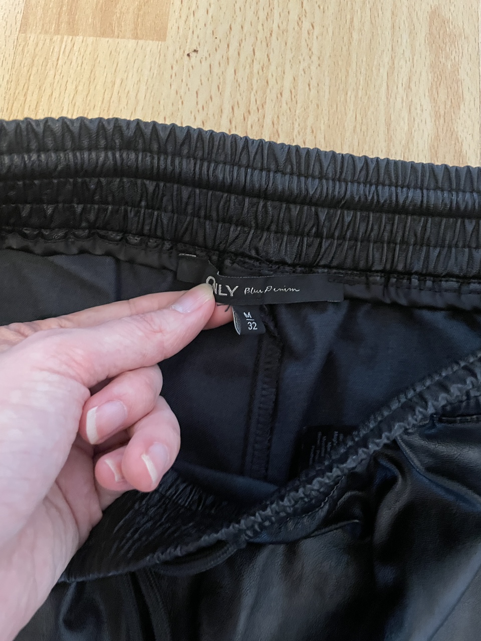 Faux Leather Joggers - photo 2